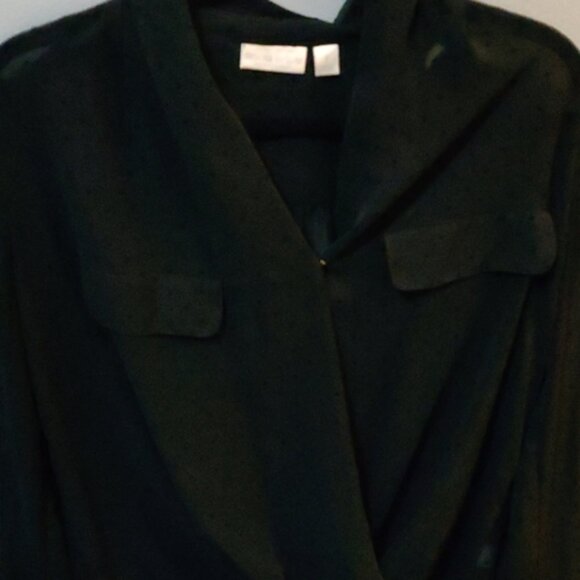 Black dotted blouse - Picture 2 of 5